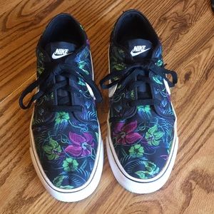 Floral Print Nike Shoes